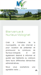 Mobile Screenshot of nurieux-volognat.fr