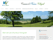 Tablet Screenshot of nurieux-volognat.fr